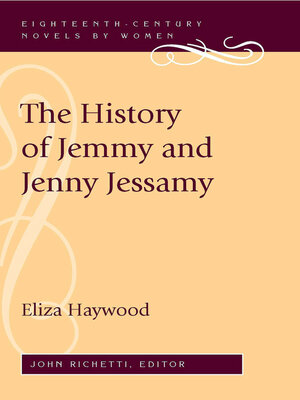cover image of The History of Jemmy and Jenny Jessamy